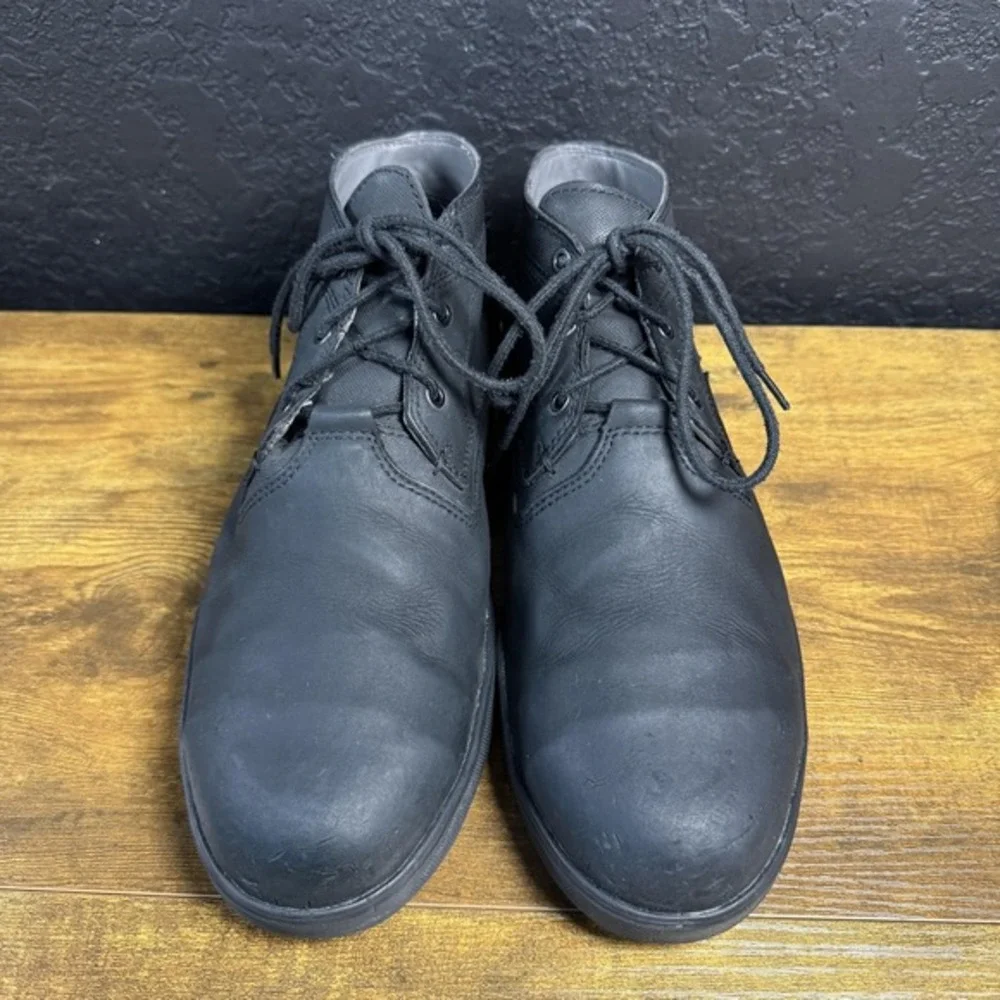 SAS Guardian 6814 Black Leather Aluminum Safety Toe Work Boots Mens‎ Size 10 D